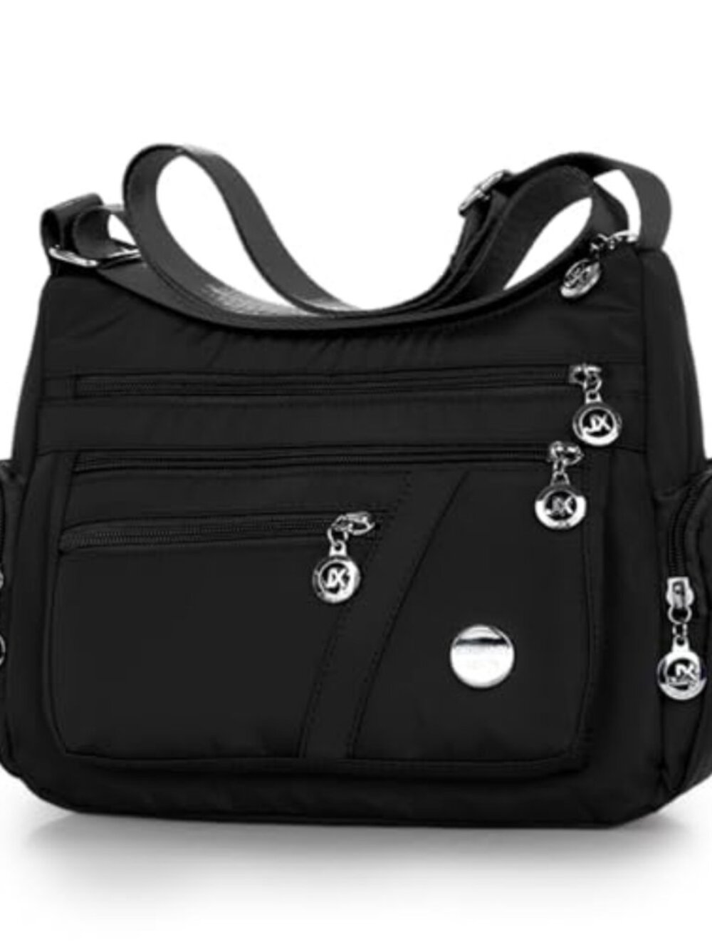 Nylon Crossbody Bag Waterproof Multi Pocket Shoulder Tote Handbag Travel